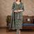 women floral printed kurta with trousers & with dupatta