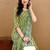 women ethnic motifs printed kurta with trousers & with dupatta