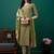 women printed kurta with trousers & with dupatta