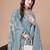 women ethnic motifs printed kurta with trousers & with dupatta