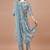 women ethnic motifs printed kurta with trousers & with dupatta