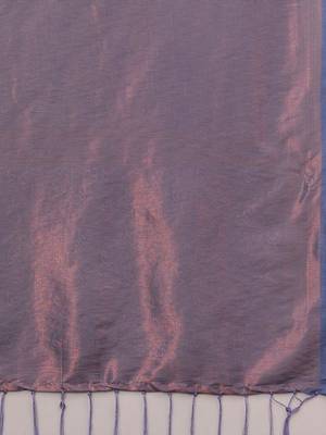Lavender woven design zari silk blend kanjeevaram saree 5