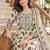 women floral printed regular  cotton kurta with palazzos & dupatta