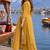 women floral embroidered regular thread work  cotton kurta with palazzos & with dupatta