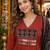 women ethnic motifs embroidered regular mirror work  cotton kurta with palazzos & with