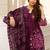 women ethnic motifs dyed regular kurta with trousers & with dupatta
