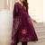 women ethnic motifs dyed regular kurta with trousers & with dupatta