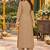 women embroidered regular thread work kurta with palazzos & with dupatta