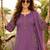 women ethnic motifs embroidered regular thread work  cotton kurta with trousers & with