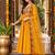 women floral embroidered regular thread work kurta with trousers & with dupatta