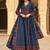 women ethnic motifs printed angrakha  cotton kurta with palazzos & with dupatta
