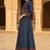 women ethnic motifs printed angrakha  cotton kurta with palazzos & with dupatta