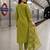 women ethnic motifs printed regular  cotton kurta with trousers & with dupatta