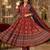 women ethnic motifs printed angrakha  cotton kurta with trousers & with dupatta