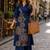women embroidered regular thread work  cotton kurta with palazzos