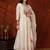 women ethnic motifs embroidered empire thread work  silk kurta with trousers & with dupatta