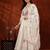 women ethnic motifs embroidered empire thread work  silk kurta with trousers & with dupatta