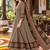 women ethnic motifs printed regular mirror work  cotton kurta with trousers & with dupatta