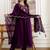 women ethnic motifs embroidered empire sequinned kurta with trousers & with dupatta