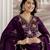women ethnic motifs embroidered empire sequinned kurta with trousers & with dupatta
