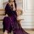 women ethnic motifs embroidered empire sequinned kurta with trousers & with dupatta