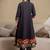 women ethnic motifs printed angrakha  cotton kurta with trousers & with dupatta