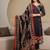 women ethnic motifs printed angrakha  cotton kurta with trousers & with dupatta