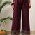 women ethnic motifs printed regular sequinned kurta with palazzos & with dupatta