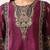 women ethnic motifs printed regular sequinned kurta with palazzos & with dupatta