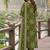women ethnic motifs printed regular thread work  cotton kurta with trousers & with dupatta