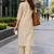 women floral embroidered regular thread work  cotton kurta with palazzos