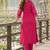women printed regular  cotton kurta with palazzos & with dupatta