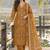 women ethnic motifs printed regular mirror work  cotton kurta with trousers & with dupatta