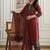 women ethnic motifs printed regular  cotton kurta with trousers & with dupatta