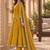 women embroidered sequinned  silk kurta with trousers & with dupatta