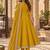 women embroidered sequinned  silk kurta with trousers & with dupatta