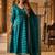 women ethnic motifs regular thread work  silk kurta with trousers & with dupatta