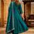 women ethnic motifs regular thread work  silk kurta with trousers & with dupatta