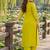 women ethnic motifs printed regular mirror work  cotton kurta with trousers & with dupatta