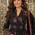 women ethnic motifs printed angrakha  cotton kurta with trousers & with dupatta
