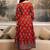 women ethnic motifs printed  cotton kurta with trousers & with dupatta