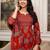 women ethnic motifs printed  cotton kurta with trousers & with dupatta