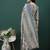women floral printed anarkali  cotton kurta with trousers & dupatta