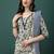 women floral printed anarkali  cotton kurta with trousers & dupatta