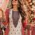 women ethnic motifs printed regular kurta with palazzos & with dupatta