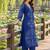 women ethnic motifs printed regular  cotton kurta with trousers & with dupatta