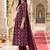 women printed regular kurta with trousers & with dupatta