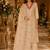 women ethnic motifs embroidered regular kurta with trousers & with dupatta