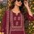 women ethnic motifs printed regular  cotton kurta with trousers & with dupatta