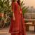 women ethnic motifs printed regular  cotton kurta with palazzos & with dupatta